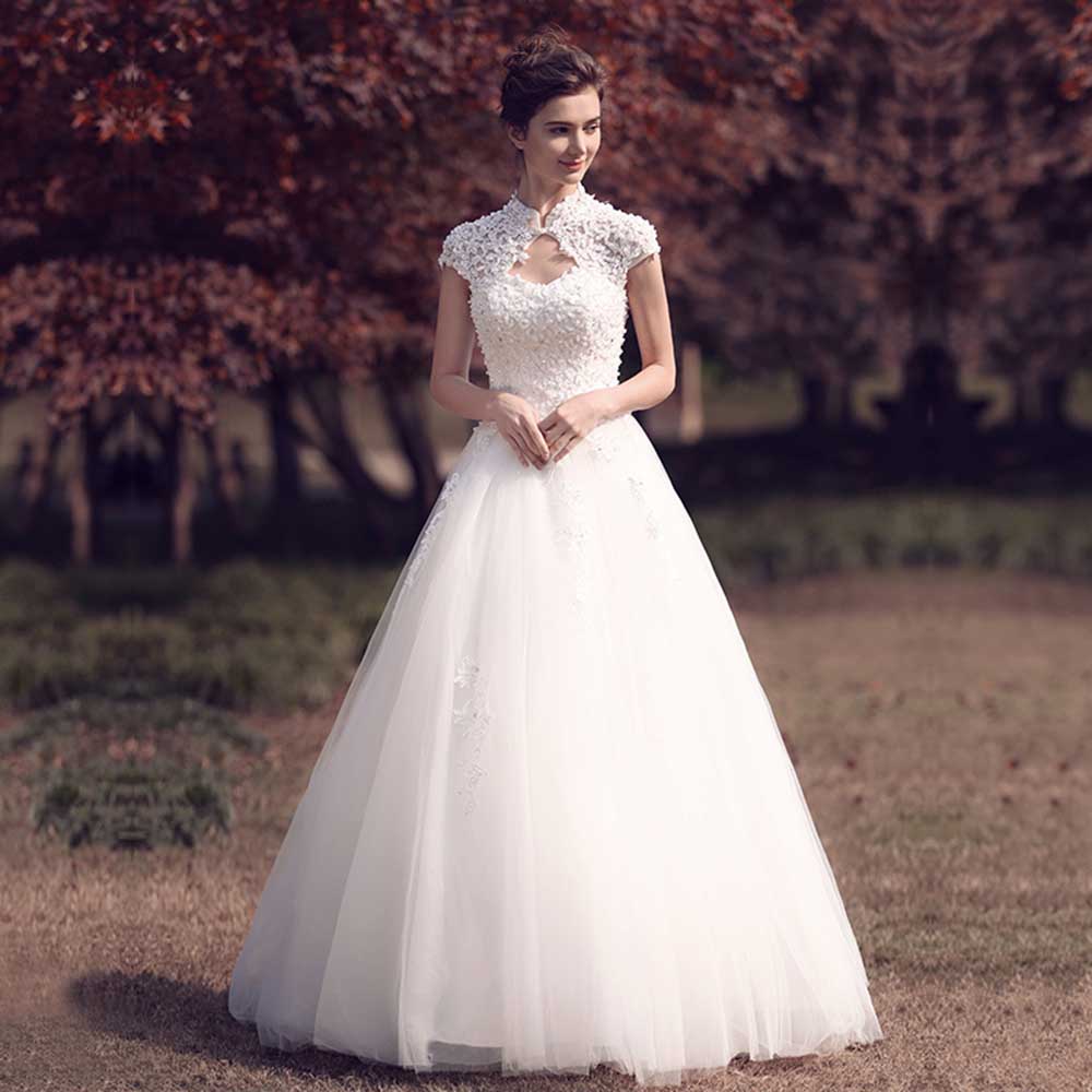 good wedding dresses for short brides